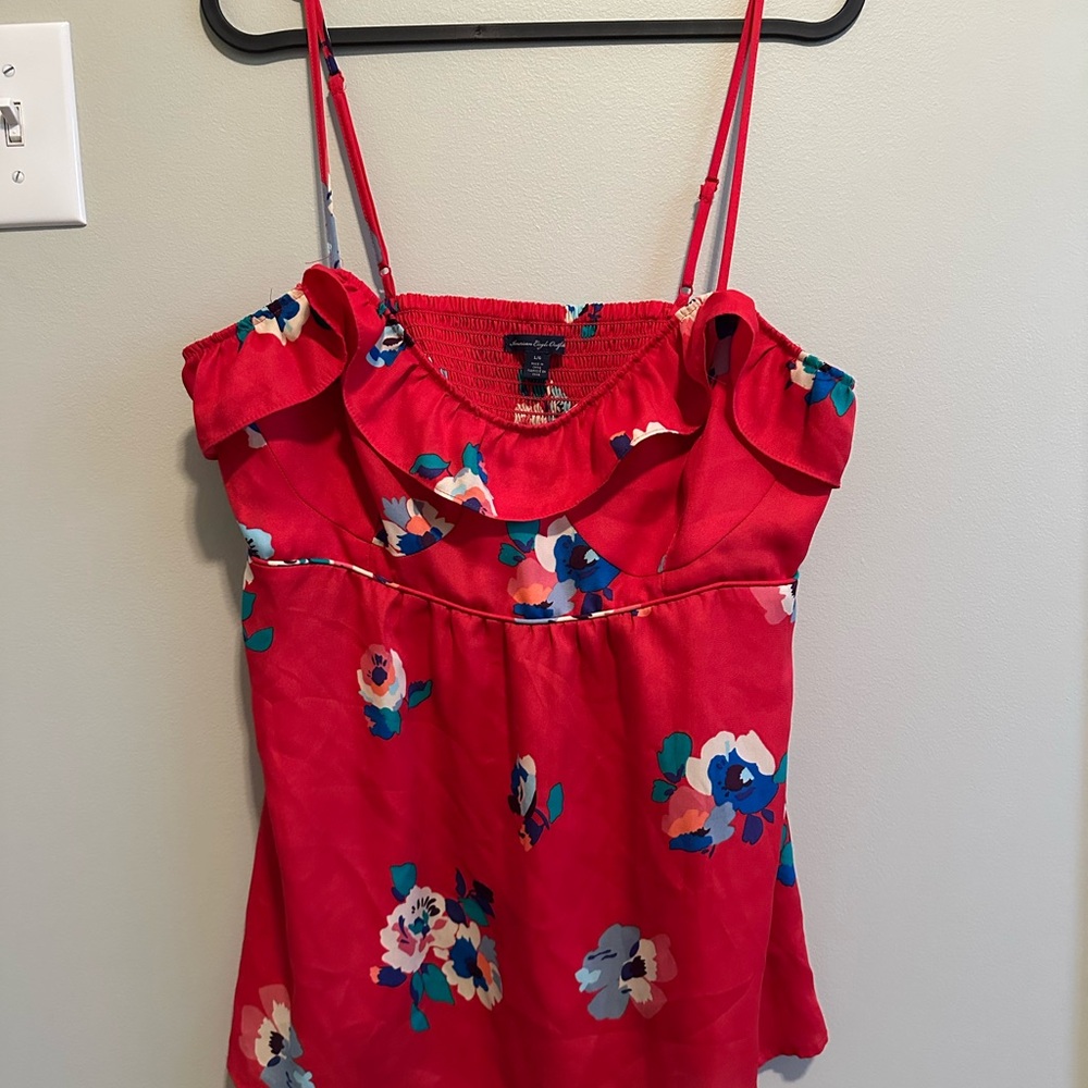 AE floral tank top